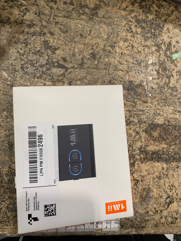 Photo 1 of 1Mii Bluetooth 5.3 Transmitter Receiver for TV to Wireless Headphones, Dual Link aptX Adaptive/Low Latency/HD Audio, Aux Bluetooth Audio Receiver Adapter for Home Stereo, Airplane, Boat, Gym