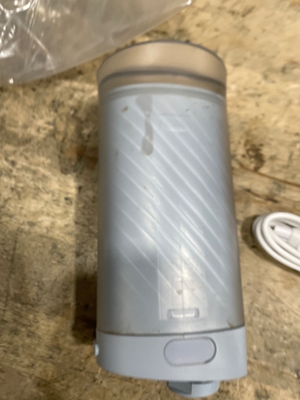 Photo 1 of **partial set, missing the tooth brush and the case and charger 
Philips Sonicare Compact Flosser 1000, Blue, ProtectiveClean 5300 Rechargeable Electric Toothbrush and 2PK Compact Nozzle Bundle