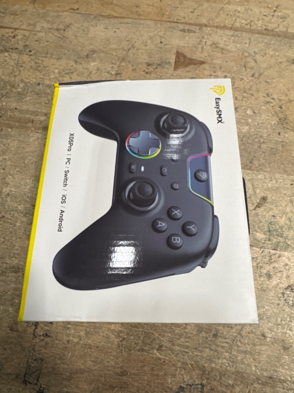 Photo 1 of  EasySMX X05Pro Wireless PC Controller – Quiet-Press Buttons, 2-Stage Impulse Triggers, 2 Programmable Buttons, Hall Joysticks, 1000mAh Battery, 1000Hz Polling Gaming Controller for PC/Switch/Android/iOS