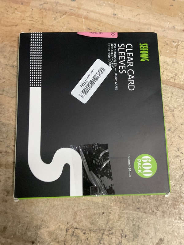 Photo 1 of  Clear Card Sleeves for Trading Cards, Baseball Sports Soft Sleeves, Ultra Soft Plastic Card Protector Sleeve for Football, MTG, PKM, Game, Standard Cards