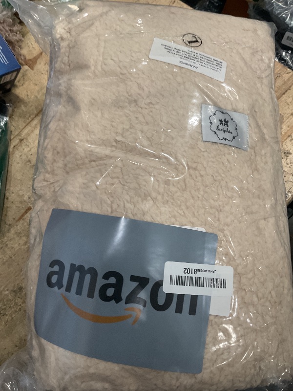 Photo 1 of 1 Pack 3 Calming Blankets Fluffy Premium Fleece Pet Blanket Soft Sherpa Throw for Dog Puppy Cat Beige Large (41" x31'')