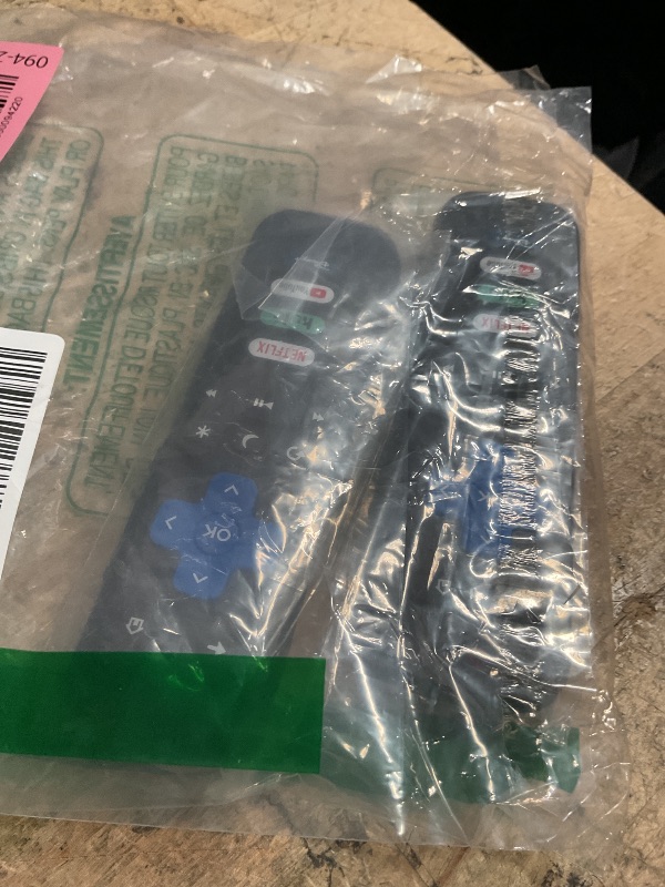Photo 1 of (Pack of 2) Replacement Remote Control Only for Roku TV, Compatible for TCL Roku/Hisense Roku/Onn Roku/Sharp Roku/Element Roku/Westinghouse Roku/Philips Roku Smart TVs (Not for Roku Stick and Box)