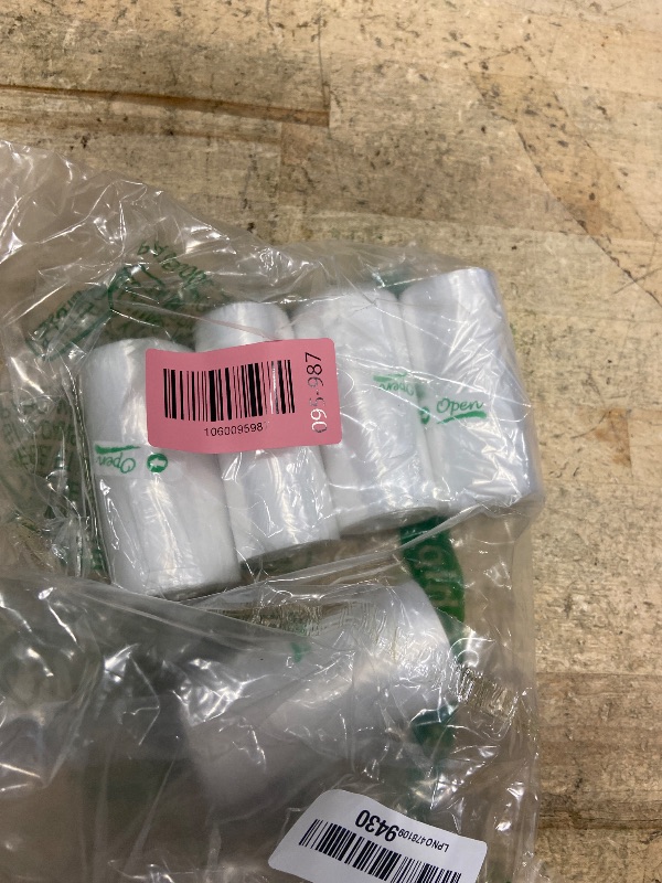 Photo 1 of 0.5 Gallon 250 pcs Mini Clear Trash Bags, Tiny Strong Garbage Bags,Small Plastic Bags for Desktop Trash Bin, Tiny Bathroom Trash Can Bin Liners,Mini Bags for Waste Basket Liner,Fit 2 Liters-Clear