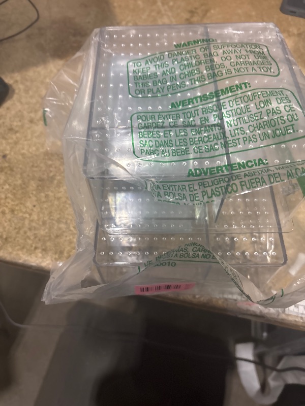 Photo 1 of 2 Pack 4 In 1 Acrylic Jewelry Organizers and Storage with 120 Portable Anti Tarnish Jewelry Bags, Clear Jewelry Box Organizer, Travel Jewelry Case for Earrings/Rings/Necklaces for Women Girls