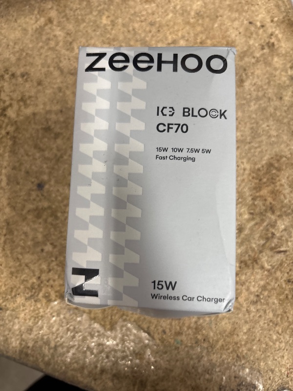 Photo 1 of [Ice Cooling Charging] Wireless Car Charger, ZeeHoo 15W ICEBLOCK Dual Coils Fast Charging Auto Clamp Phone Mount for iPhone 15 14 13 12 11 Pro Max XR,S22 Ultra S21 S20, S10+ S9+Note 9