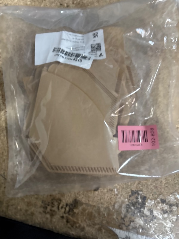 Photo 1 of 100 Count Coffee Filter #2, 2 Cone Coffee Filters Unbleached Natural 2 Cone Filters Paper Compatible with Drip and Pour Over Coffee Maker