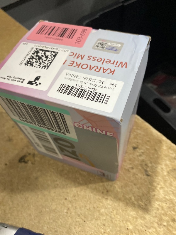 Photo 1 of ?2025 Newest? Mini Karaoke Machine for Kids Girls & Boys - Portable Bluetooth Speaker with 2 Wireless Microphones - Kids Birthday Gifts for Ages 4-10 - Kids' Instrument Accessories - Purple