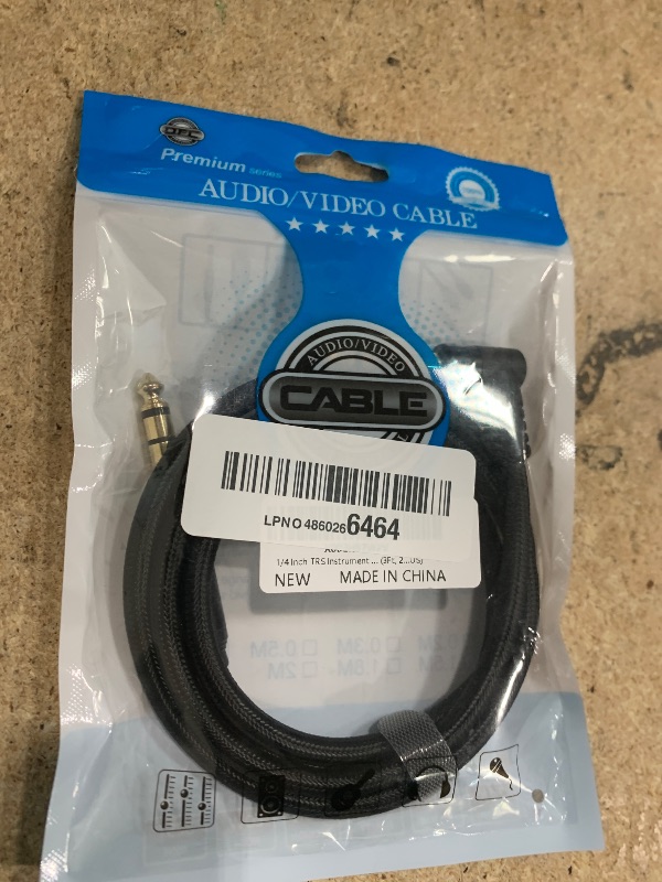 Photo 1 of 1/4 Inch TRS Instrument Cable 3Ft 2pack,BELIPRO 6.35mm TRS to 6.35mm TRS Stereo Audio Cable Male to Male Right-Angle-to-Straight for Electric Guitar, Bass, Keyboard,Mixer,Amplifier,Speaker,Equalizer…