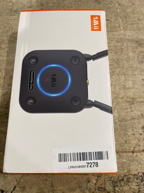 Photo 1 of 1Mii B06TX Bluetooth 5.3 Transmitter for TV to Wireless Headphone/Speaker, Bluetooth Adapter for TV w/Volume Control, AUX/RCA/Optical/Coaxial Audio Inputs, Plug n Play, aptX Low Latency & HD