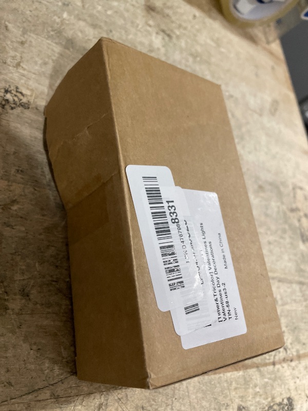 Photo 1 of [Timer&Tricolor] Valentines Lights Valentines Day Decor, Red Pink White Heart Lights, 3D Hollowed Rattan Romantic Fairy Lights Battery Operated 12LED 6.5Ft String Lights Valentines Garland Decorations