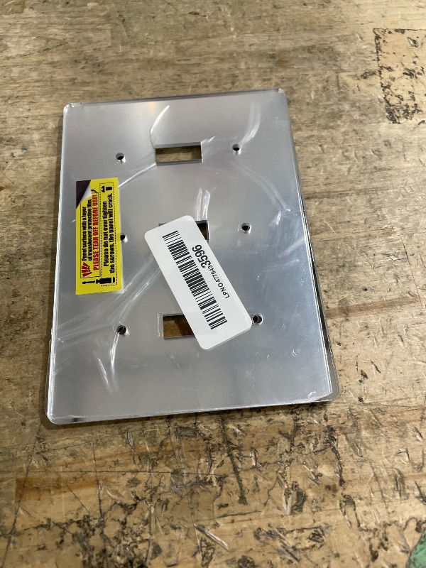 Photo 1 of 1 Pcs Mirror Light Switch Plate Acrylic Decorative Wall Outlet Cover Mirror Switch Plates Triple Rocker Wall Plates