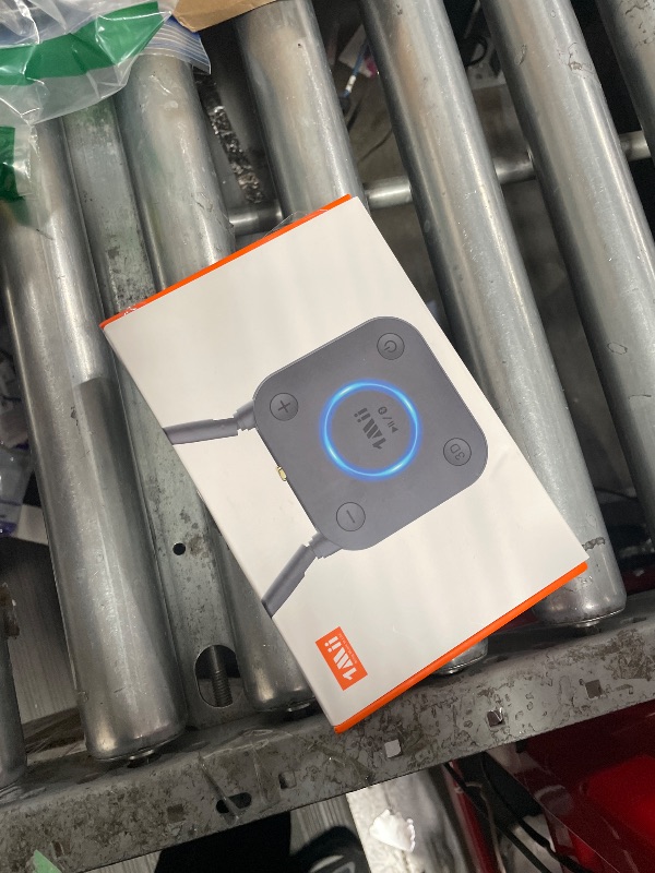 Photo 1 of [Upgraded] 1Mii Bluetooth 5.3 Audio Receiver, Long Range HiFi Bluetooth Adapter w/ 3D Surround aptX HD Low Latency, Optical RCA AUX 3.5mm Coaxial for Home Stereo System - B06Pro Grey