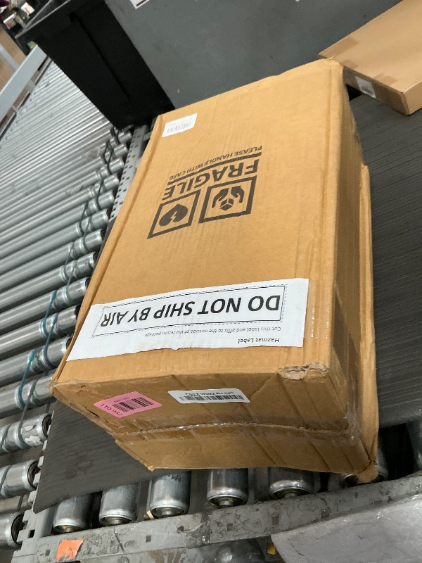 Photo 1 of 1.5 Gallon Glass Drink Dispenser with Stand – Large Beverage Dispenser with Stainless Steel Spigot, Chalkboard Tags & Marker – Glass Water Dispenser for Fridge, Parties, Weddings and Home Use,Glod