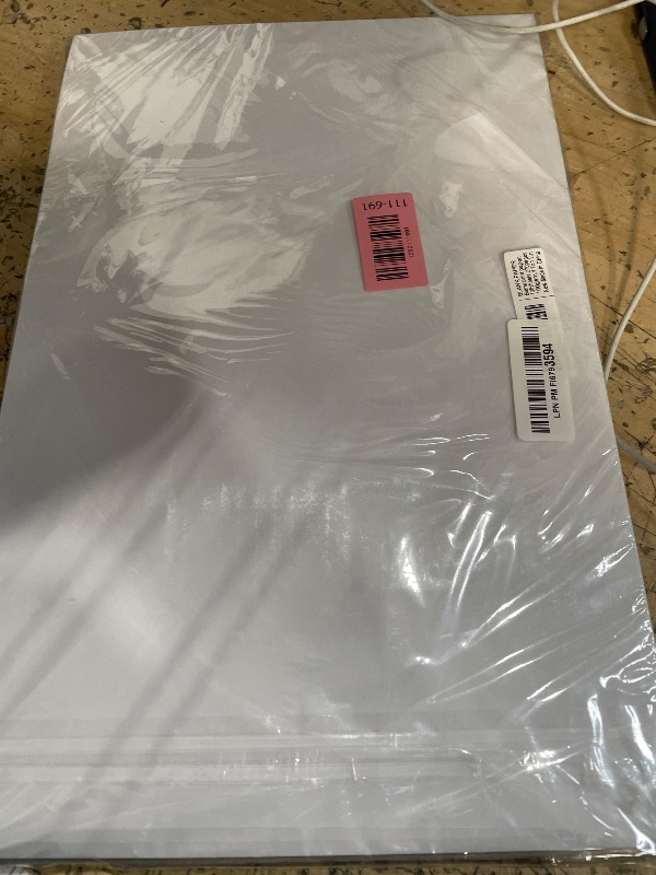 Photo 1 of (3-Pack) 11" x 17" Blank Print Paper, 135Sheets/270Pages Blank Loose-Leaf Paper, Ledger Size Printing in Office, 100gsm Blank Paper