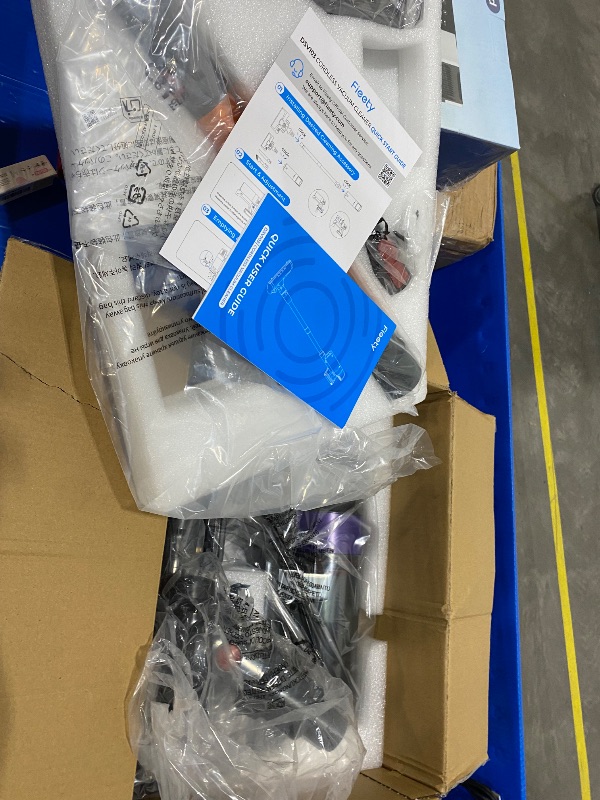 Photo 1 of **ITEM FACTORY SEALED** Fieety Cordless Vacuum Cleaner, 550W 45KPA Cordless Stick Vacuum Cleaner with 60Mins Rechargeable Battery, LED Touch Display, Handheld Vacuum Cleaners for Home/Pet Hair/Carpets/Floors