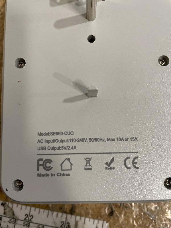 Photo 1 of JcBlaon Outlet Extender Surge Protector - 6 Outlet Splitter with 4 USB Ports (2 USB C), Multiple Plug Expander Wall Charger, 3 Sided Multi Plug Wall Adapter Power Strip for Home Office Kitchen Travel