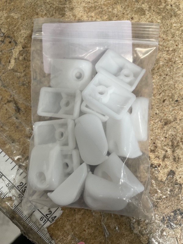 Photo 1 of 15 Pack Cabinet Drawer Bumpers, Hardware Furniture Drawer Slide Bumper for Roll Out Shelves, Kitchen Drawer Slide Spacers, Drawer Protectors for Cabinets