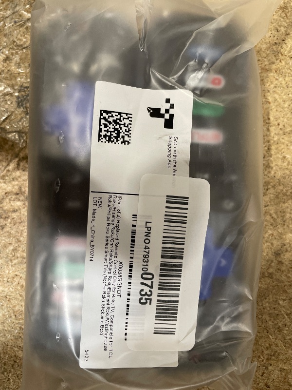 Photo 1 of (Pack of 2) Replacement Remote Control Only for Roku TV, Compatible for TCL Roku/Hisense Roku/Onn Roku/Sharp Roku/Element Roku/Westinghouse Roku/Philips Roku Smart TVs (Not for Roku Stick and Box)