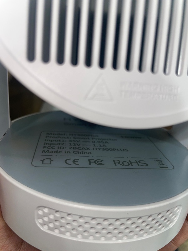 Photo 1 of [Electric Focus]Mini Portable Projector with 4K Support, Bluetooth 5.4 WIFI6, 5watt Sound Base Speaker, 260 ANSI, Android 11, 210° Rotation , Auto Keystone Correction Video Projector HY300 PLUS