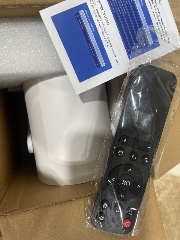 Photo 1 of [Electric Focus]Mini Portable Projector with 4K Support, Bluetooth 5.4 WIFI6, 5watt Sound Base Speaker, 260 ANSI, Android 11, 210° Rotation , Auto Keystone Correction Video Projector HY300 PLUS