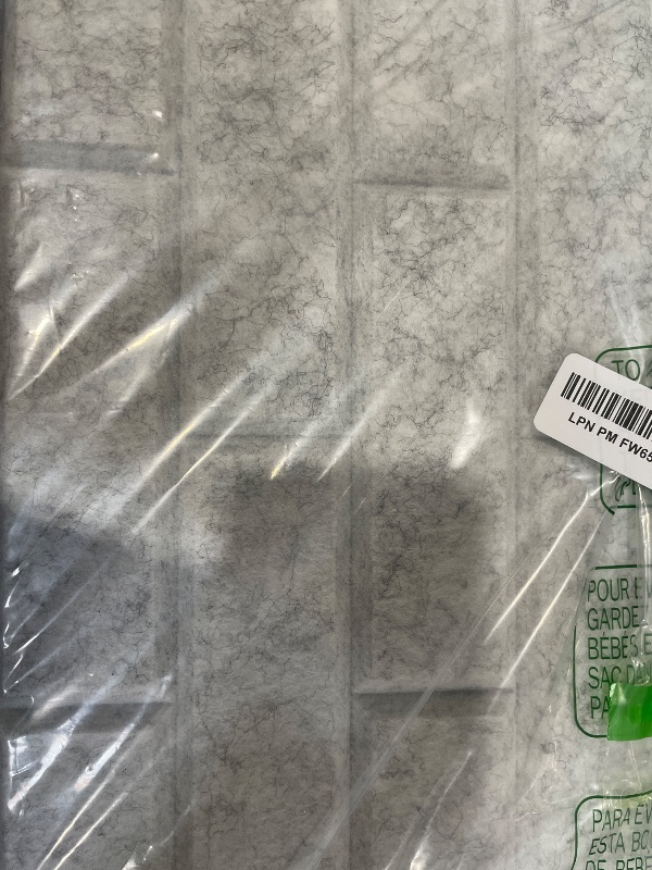 Photo 1 of **7 only***Acoustic Wall Panels, Brick Pattern Peel and Stick Sound Absorbing Panel for Ceiling, Door, Pared, 18 Pack 12"x12"x0.4", Grey Decorative Self Adhesive Wall Tiles for Recording Studio, Room