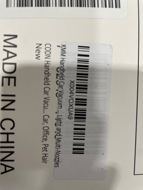 Photo 1 of ***HEAVY USE MISSING ATTACHMENTS ***KMM Handheld Car Vacuum Portable Cordless 12000PA, 2 in 1 Handheld Vacuum Cleaner and Air Duster with Multi-Nozzles and LED Light, Mini Hand Held Vacuum Rechargeable for Home, Car, Office, Pet Hair