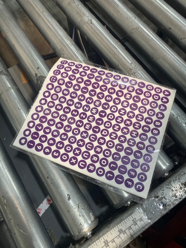 Photo 1 of 1/2 inch Colorful Alphabet Letter Stickers Small,8 Sheets 1344 Pieces,Self Adhesive Vinyl Round Letter Labels Decal for Scrapbooking Crafting DIY Crafts