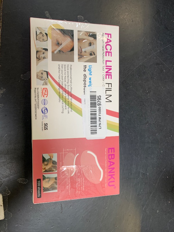 Photo 1 of 100 PCS Microblading Makeup Shower Face Shields Visors, Disposable Face Shields Masks for Hairspray Salon Supplies and Eyelash Extensions Eye Eyelid Surgery Aftercare