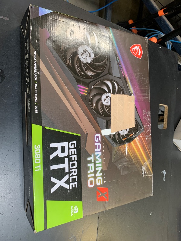 Photo 1 of msi Gaming GeForce RTX 3080 Ti 12GB GDRR6X 320-Bit HDMI/DP Nvlink Torx Fan 3 Ampere Architecture OC Graphics Card (RTX 3080 Ti Gaming X Trio 12G)