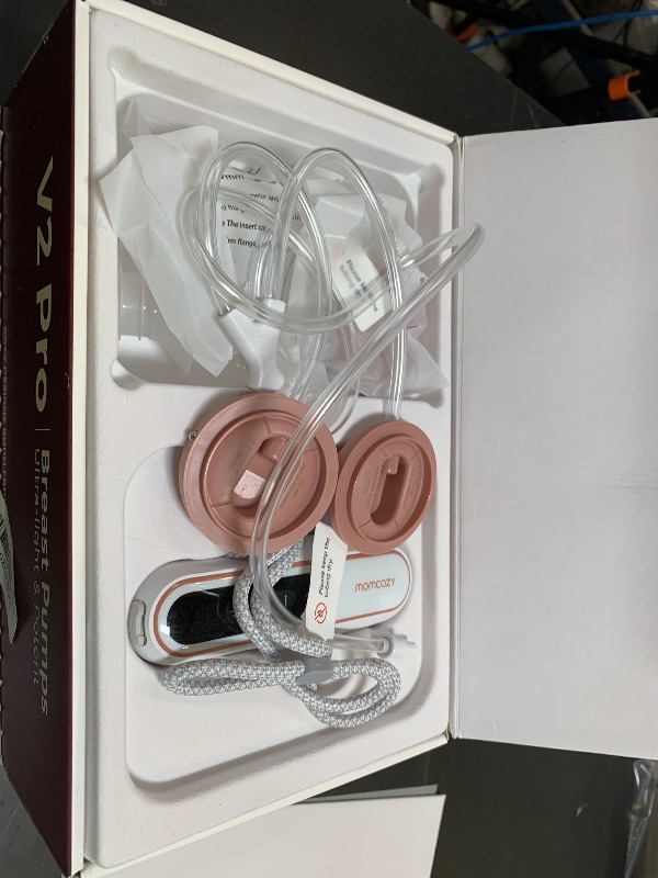 Photo 1 of Momcozy Wearable Breast Pump V2 Pro Ultra-Lightweight, Double Electric Breast Pump Hands-Free & Portable Pump with Upgraded Flange, Quiet & Leak-Proof Electric Pump for Pumping Moms