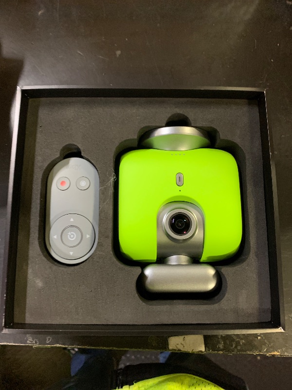 Photo 1 of XbotGo Chameleon AI Auto Sports Action Camera - 4K 60FPS Soccer Camera and Basketball Tracking Camera for Team Sports, Live Streaming, No Subscription, Works with iOS & Android (Lemon Green)