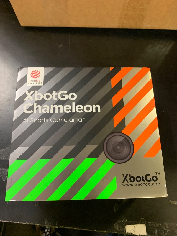 Photo 1 of XbotGo Chameleon AI Auto Sports Action Camera - 4K 60FPS Soccer Camera and Basketball Tracking Camera for Team Sports, Live Streaming, No Subscription, Works with iOS & Android (Lemon Green)