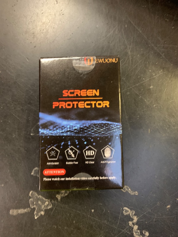 Photo 1 of [3 Pack] Case for Apple Watch Series 9 Screen Protector 45mm Series 8 Series 7, EWUONU Hard PC Bumper Cover HD Tempered Glass Full Protective Case for iWatch Series 9/8/7 Accessories 45mm, Black