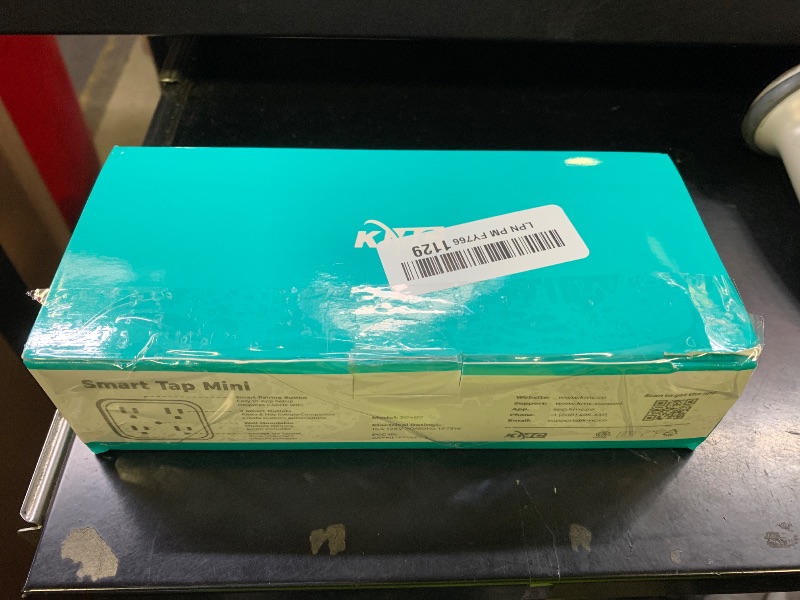 Photo 1 of KMC Smart Tap Mini 2-Pack, 4-Outlet Wall Mounted Plug Adapter, 3 Independently Controlled Wi-Fi Outlets, Compatible with Alexa & Google Assistant, No Hub Required