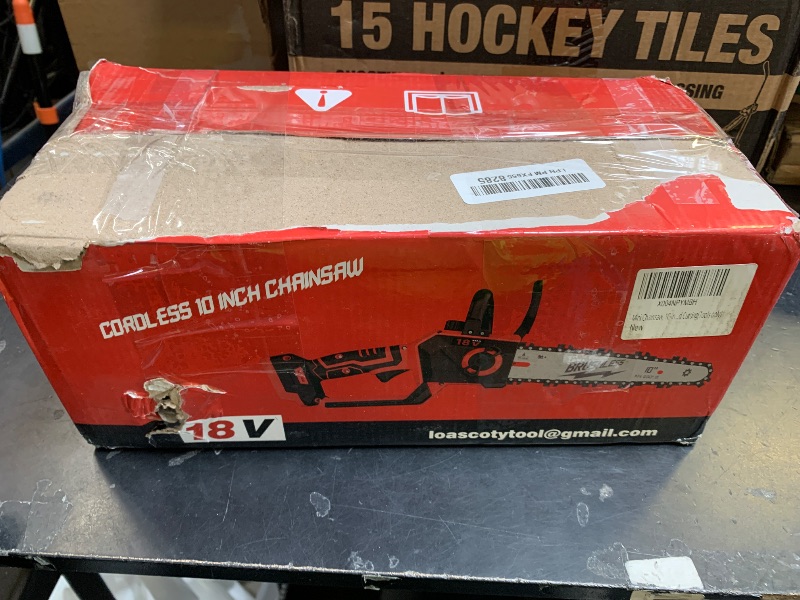 Photo 1 of 10 Inch Cordless Chainsaw for Milwaukee 18V Battery, Brushless Mini Chainsaw with Auto Oiler, Battery Power Cordless Chain Saw, Battery Powered Chain Saw for Wood Cutting (Tools only)