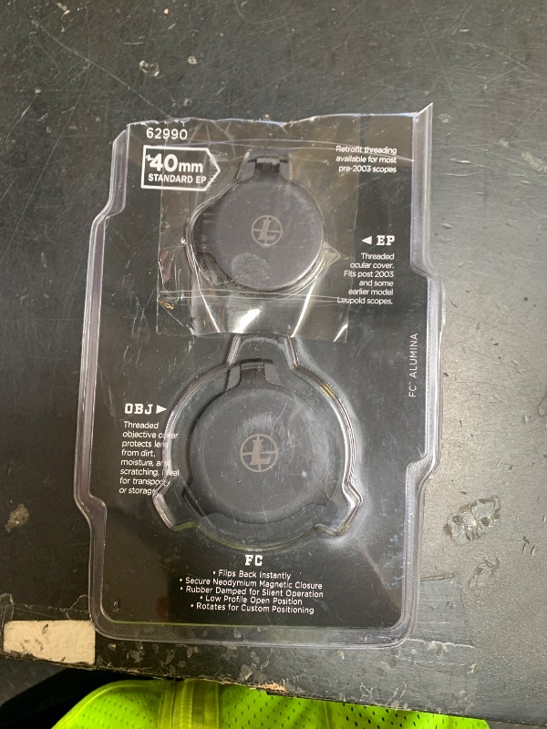 Photo 1 of Leupold Alumina Flip Back Lens Cover Kit - 40mm & Standard EP