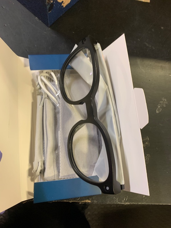 Photo 1 of EarlySincere 4K Camera Smart Glasses with ChatGPT AI, Blue Light Blocking Lenses + Extra Sunglasses, Live Translation & Bluetooth Audio, Hands-Free POV Video Recording Eyewear