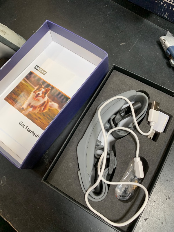 Photo 1 of GPS Wireless Dog Fence with Free App, Electric Fence System with Training Collar, Portable Fence for Outdoor Use, Rechargeable Waterproof Flexiable Collar, Adjustable for Large Medium Dogs (Grey)