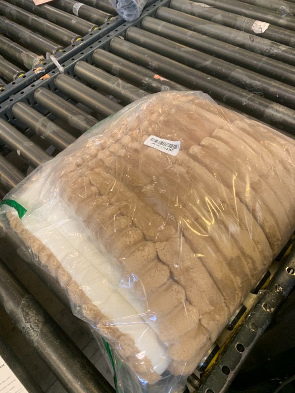 Photo 1 of Smiry Couch Cover for Dogs Washable, Non Slip Fuzzy Pet Couch Covers for 3 Cushion Sofa Pet Friendly, Thick Soft Sofa Slipcovers Cushion Protector (Camel, 27.6" x 47")