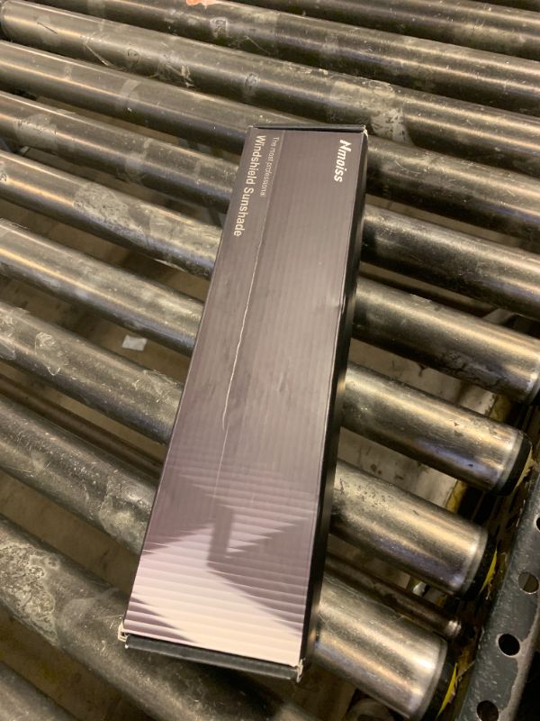 Photo 1 of [Upgraded] Nmoiss Windshield Sun Shade Umbrella - [Vinyl Coating Heat Shield] Protect Car from Sun Rays & Heat Damage Keep Cool and Protect Interior, Spring Structure Edge Medium 56" L x 31" W