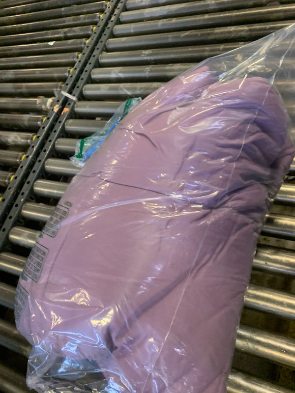 Photo 1 of Exclusivo Mezcla Lightweight Reversible Twin Size Comforter Set, Down Alternative Comforter with 1 Pillow Sham, Twin Size Bedding Set for All Seasons, Dusty Lavender/Lilac Ash