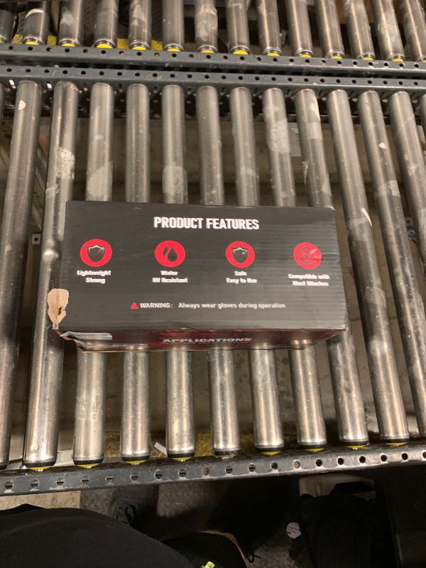 Photo 1 of HOKINETY Synthetic Winch Rope Kit - 1/2" x 100' 31,500 lbs Synthetic Winch Cable for ATV UTV Off-Road Vehicles with Forged Hook, Protective Sleeve and Safety Pull Strap - Black