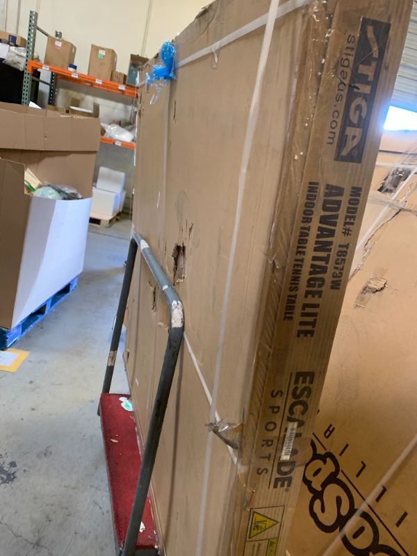 Photo 1 of STIGA Advantage Series Indoor Ping Pong Table, Foldable Table Tennis Table - 12, 15, 18, and 25mm Tabletops - Quickplay 10 Minute Assembly - Playback Mode - Recreational- to Tournament-Level