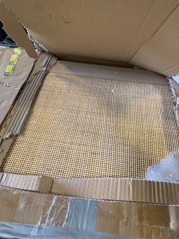 Photo 1 of GarveeHome Queen Metal Bed Frame, with Natural Rattan Headboard and Sturdy Wooden Footboard, Bohemian Platform Bed Frame Underbed Storage, Noiseless Design, No Spring Box Required, Oak