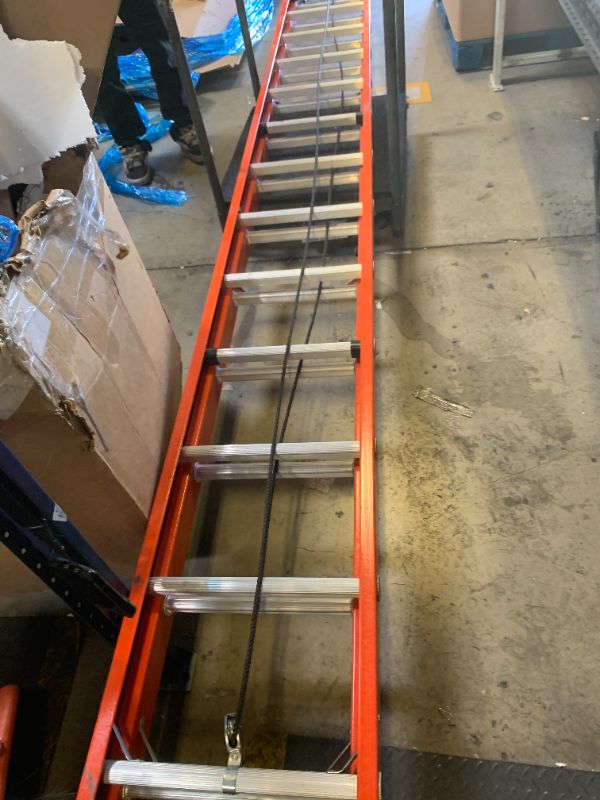 Photo 1 of Louisville Ladder 36-foot Fiberglass Extension Ladder, 300-Pound Load Capacity, Type IA, FE3236