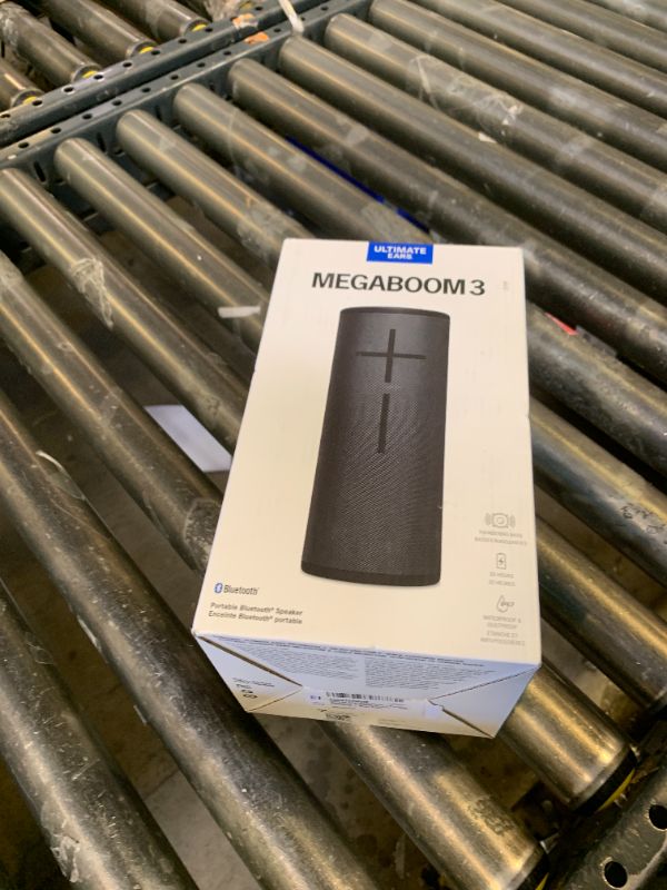 Photo 1 of Ultimate Ears MEGABOOM 3 Portable Waterproof Bluetooth Speaker - Bulk Packaging - Night Black