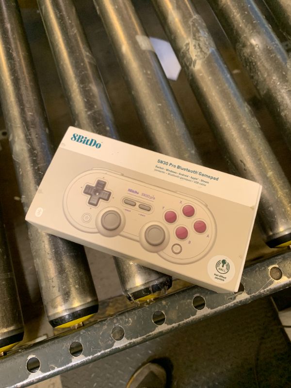 Photo 1 of 8BitDo SN30 Pro Bluetooth Controller with Hall Effect Joysticks, Rumble Vibration, and Turbo Function, Compatible with Switch/Switch 2, PC, macOS, Android, Steam Deck & Raspberry Pi (G Classic)