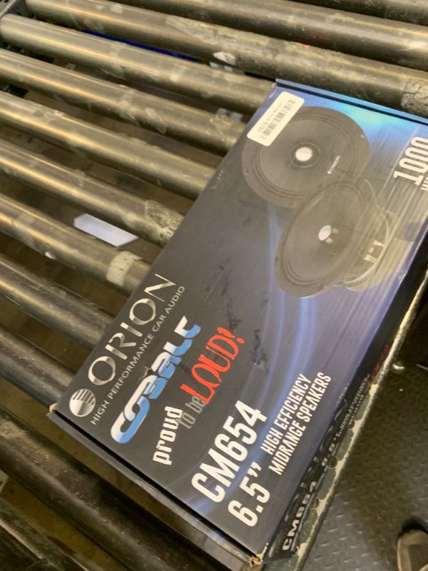 Photo 1 of ORION Cobalt CM654 High Efficiency 6.5" Mid-Range Bullet Loudspeakers, 1000W Max Power, 250W RMS, 4 Ohm, 1.5" Voice Coil - Pro Car Audio Stereo, Midrange Speakers (Pair)