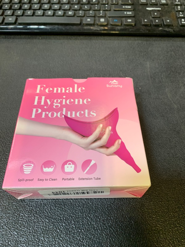 Photo 1 of Sunany Female Urination Device, Reusable Female Urinal Silicone Women Pee Funnel Allows Women to Pee Standing Up, Portable Womens Urinal is The Perfect Companion for Camping,Outdoor,Travel