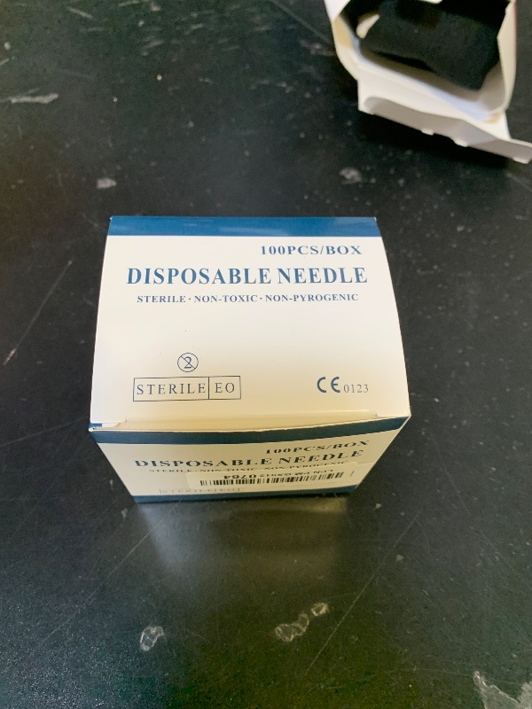 Photo 1 of 100Pcs 25 Gauge 5/8 Inch (16MM) Needle Luer Lock Individual Package of Lab Tools Accessories for Industrial Measuring, Plant, Refilling Inks, Scientific